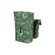 Basil Ever-Green sacoche double pour vélo, PET recyclé, fermeture pliante résistante à l'eau, cuir végétal, 28-32L, vert thym