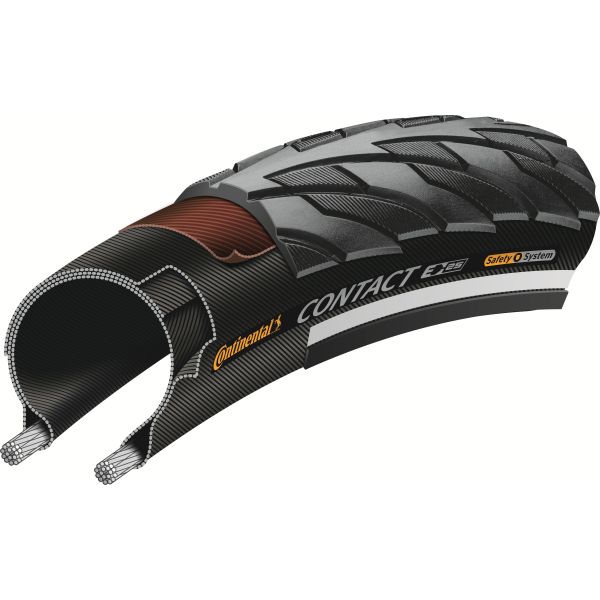 Continental pneu contact reflex 37-622 reflet noir