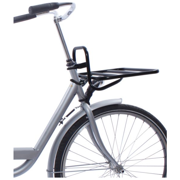 Carrier avant avec support de tête de direction 45 x 30 cm noir