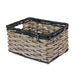 Panier de vélo de basilic Dijon grand gris noir