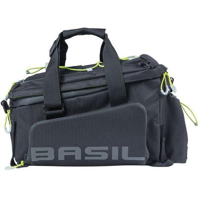 Basil Miles XL Pro Luggage Mense Menace - Adapterplates Sporty - Black Lime - 9-36L - Mik RT