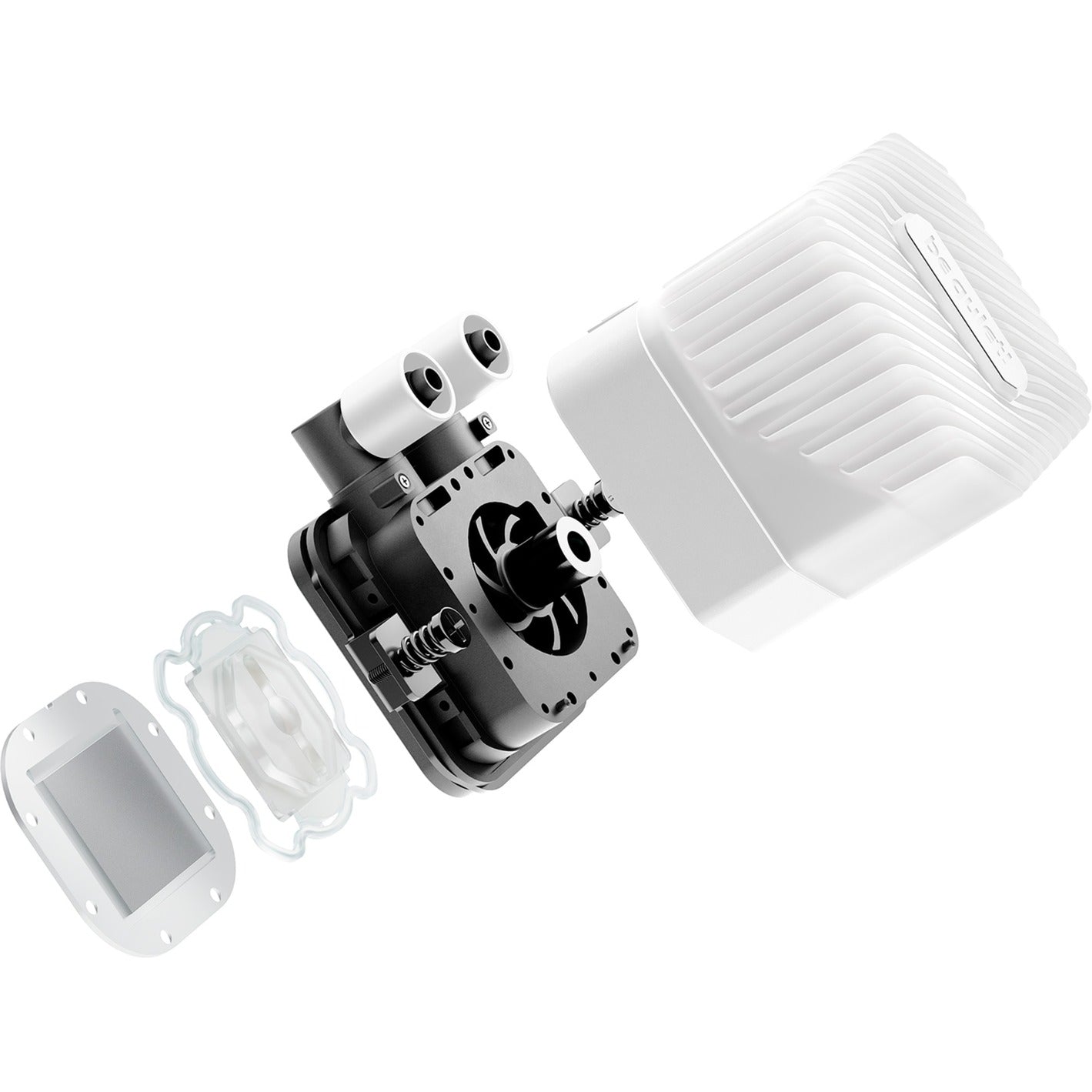 Soyez silencieux! Boucle légère 240 mm blanc argb