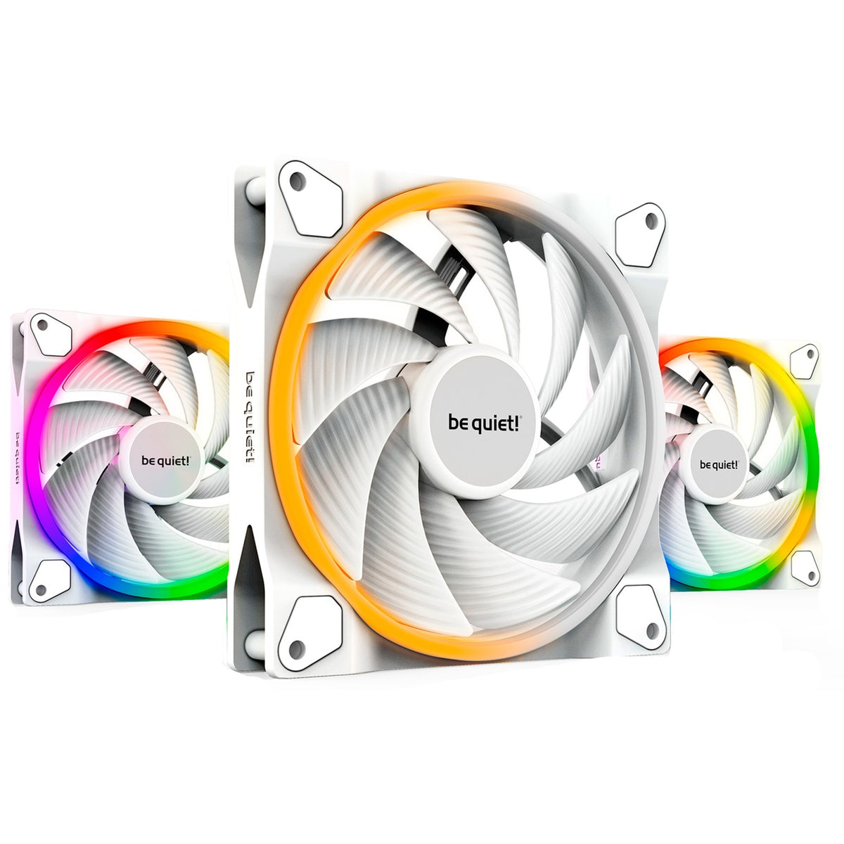 Soyez silencieux! Pwm triple pwm blanc léger 140 mm