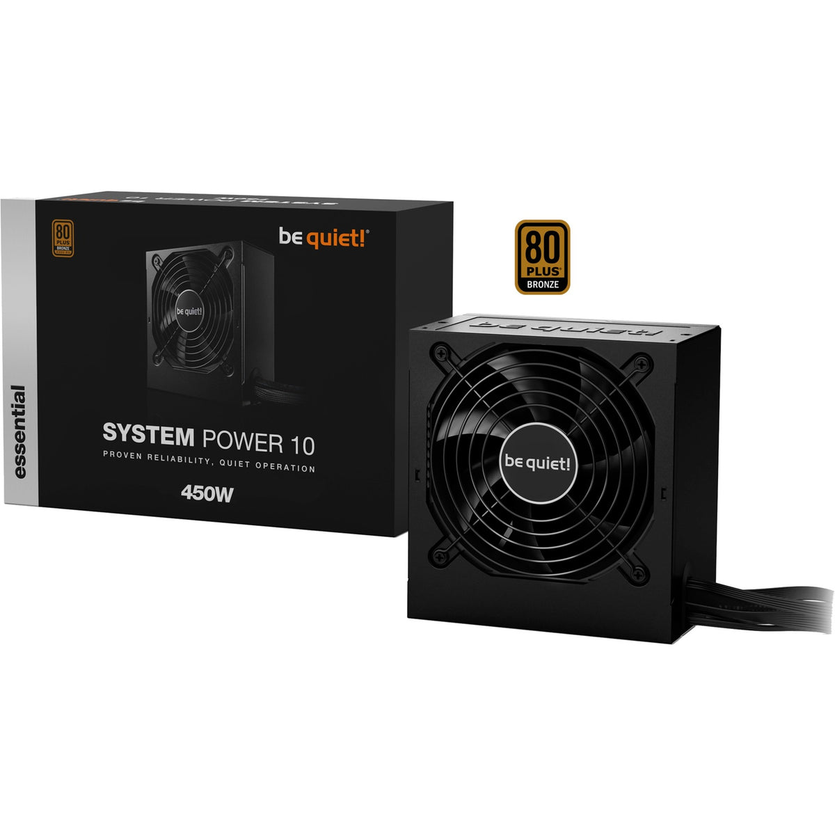 Soyez silencieux! Système 10 450W