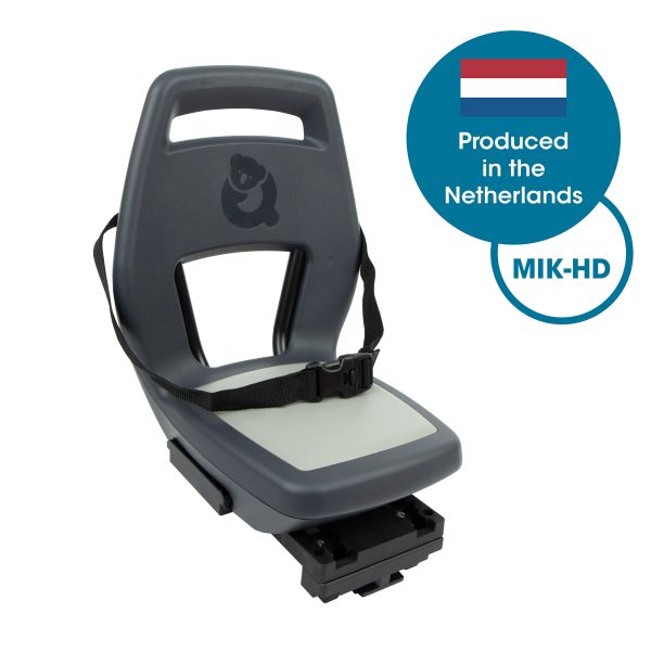 Qibbel arrière siège junior 6+ Mik-HD Porte-bagages gris