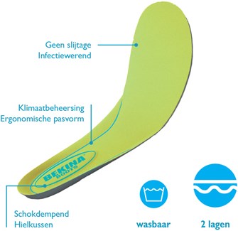 Semelle intérieure Bekina e002 vert - taille 49 - 00.135.002.49