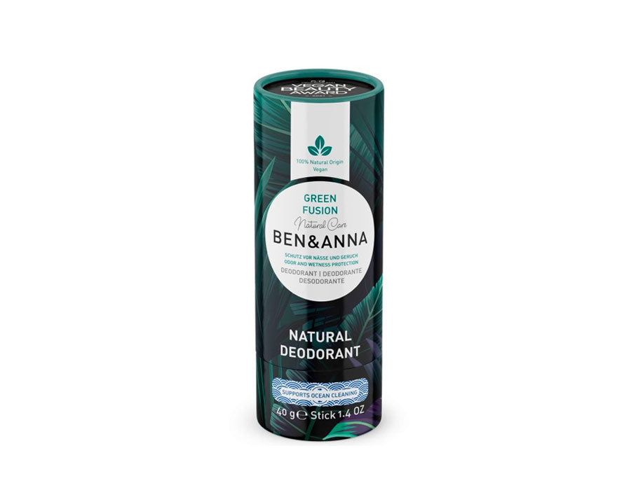 Ben Anna Deodorant en Papertube Green Fusion 40 grammes