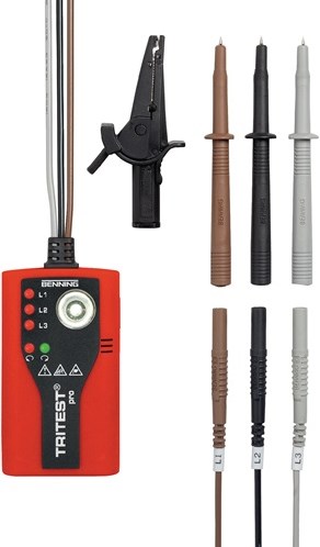 Indicateur de direction de champ tournant Benning | 400-500 V CA | 1 pièce - 020052 - 020052