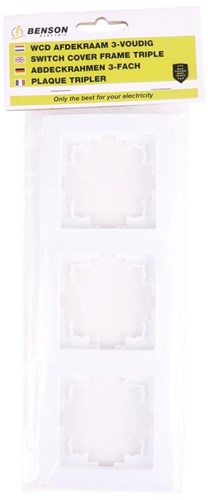 Benson cadre de couverture triple blanc - 4650019