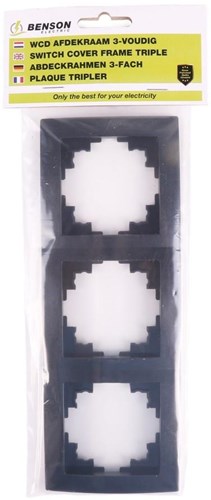 Benson cadre de couverture 3 volets noir - 4650039