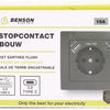 Benson prise encastrable RA + USB et USB-C noir - 4650032