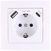 Benson prise encastrable RA + USB + USB-C blanc - 4650012