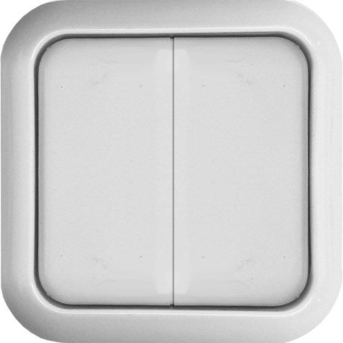Série d'interrupteurs en saillie Benson blanc - 4650087