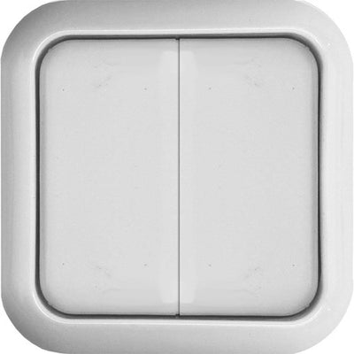 Série d'interrupteurs en saillie Benson blanc - 4650087