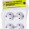 Benson prise en saillie RA 4 voies blanc - 4650084