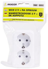 Benson prise en saillie RA double blanc - 4650082 - afbeelding 2