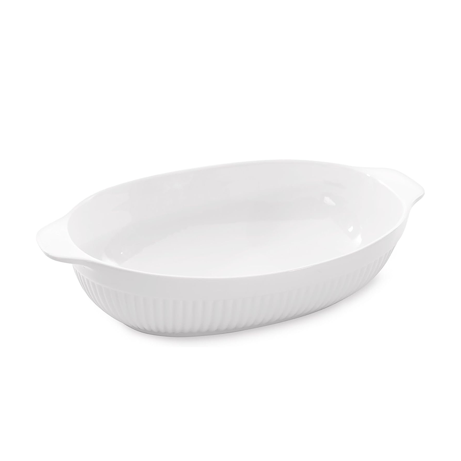 Berghoff bianco plat à four ovale 43x9x27cm