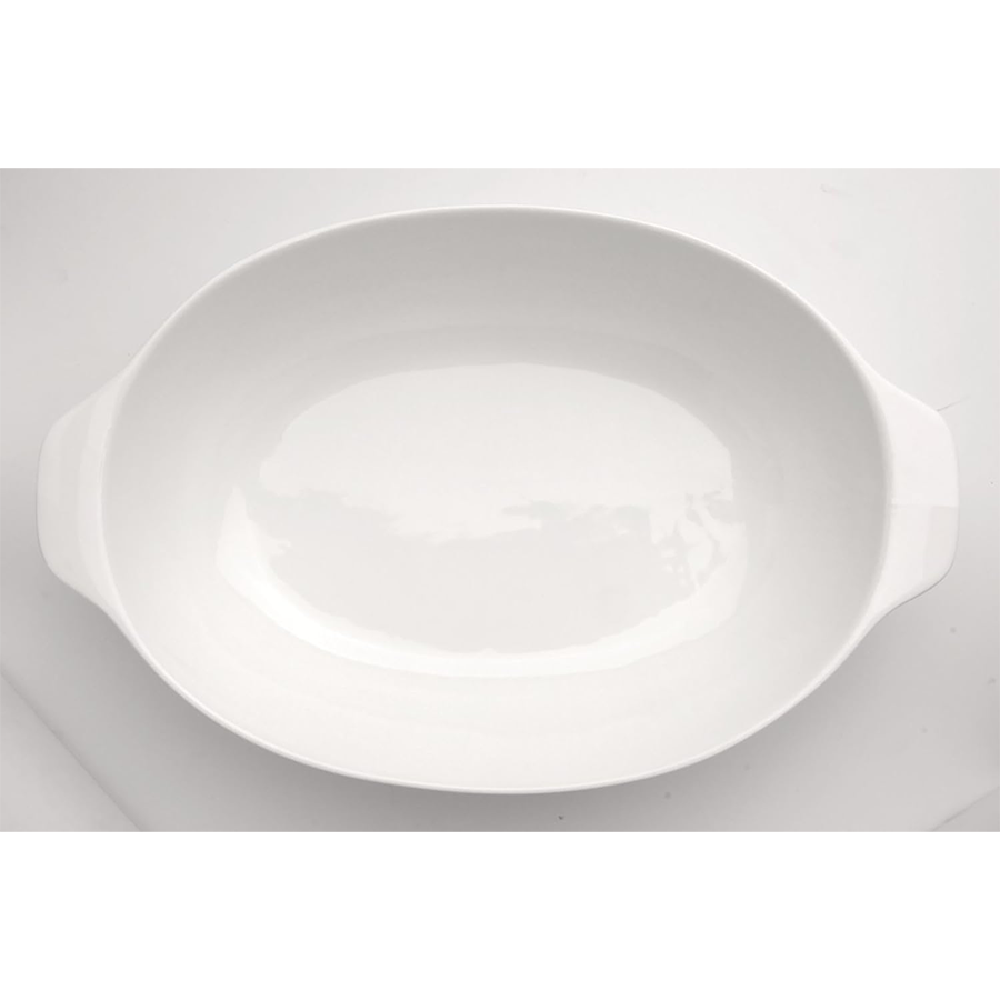 Berghoff bianco plat à four ovale 43x9x27cm
