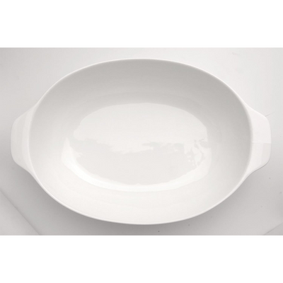 Berghoff bianco plat à four ovale 43x9x27cm