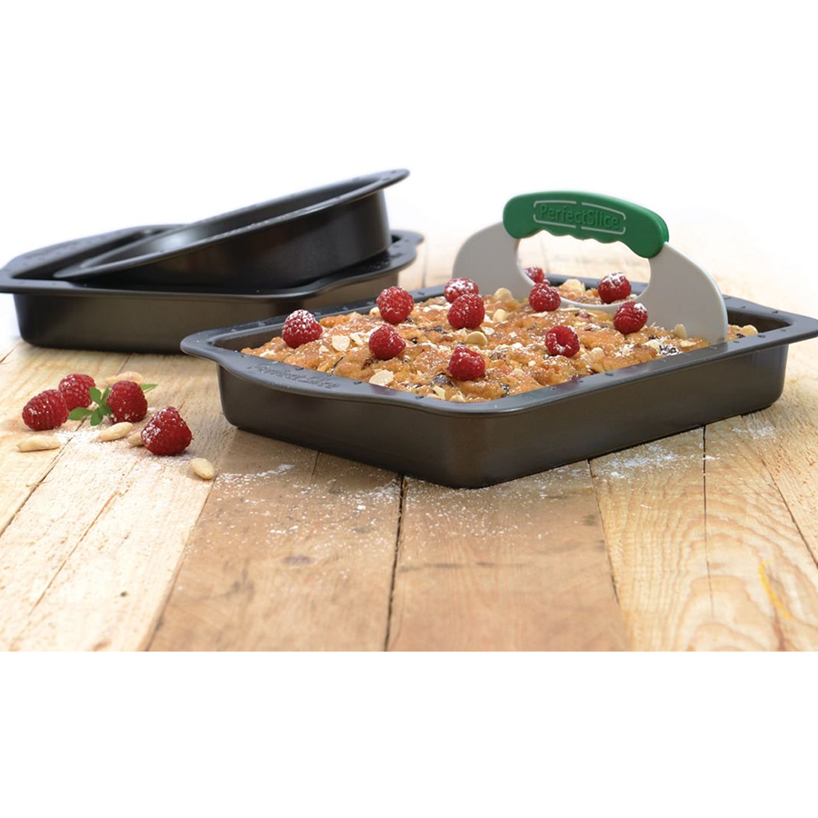 Berghoff set de moules à gâteau avec aide à la coupe anthracite 4 pièces