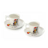 Tasse à expresso Berghoff Eclipse avec assiette codriez, 2 pièces