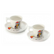 Tasse à expresso Berghoff Eclipse avec assiette codriez, 2 pièces