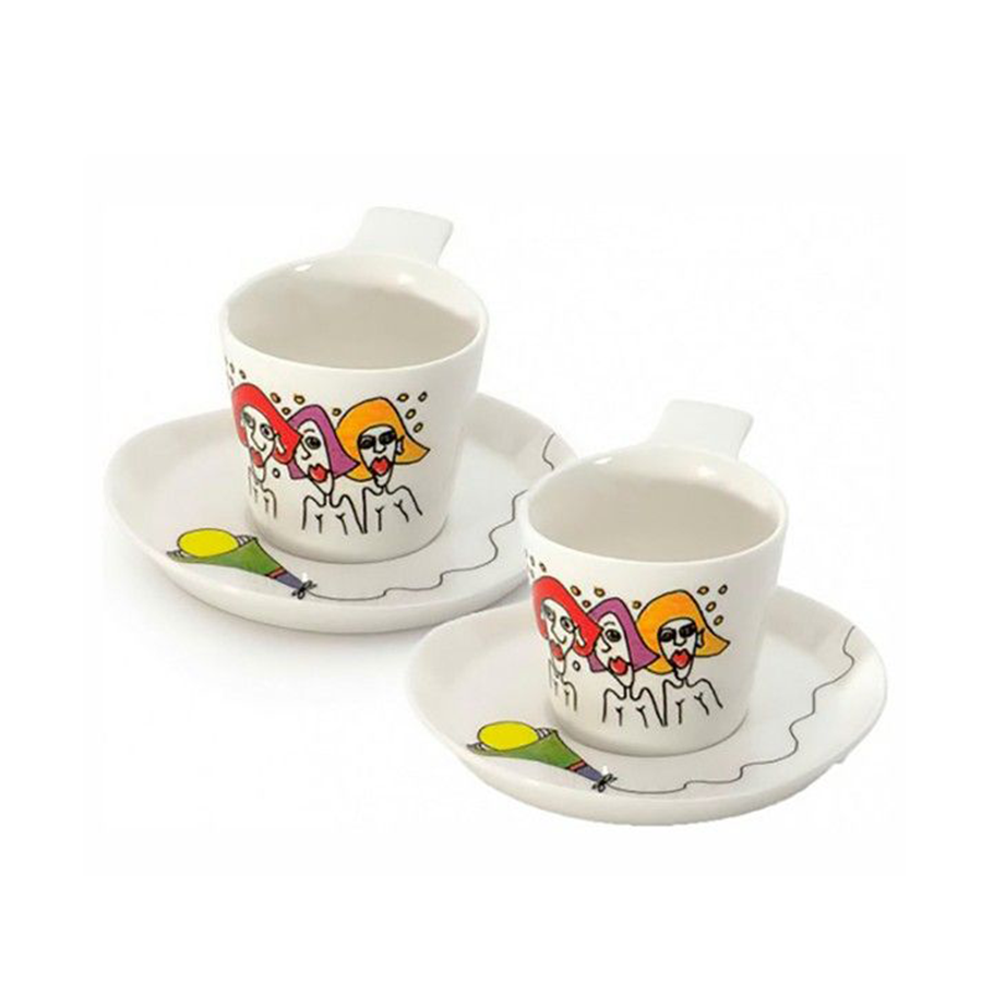 Berghoff tasse à café éclipse avec assiette codriez 2 pièces