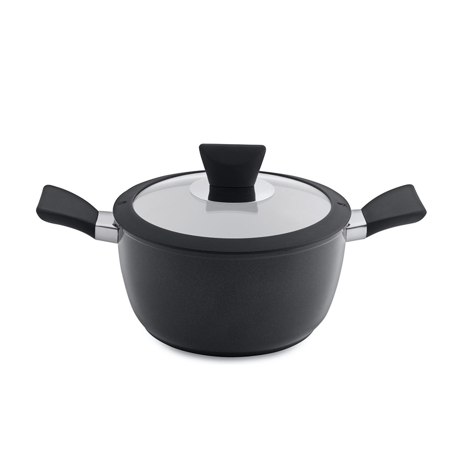 Berghoff Eclipse marmite avec couvercle céramique noire ø20cm