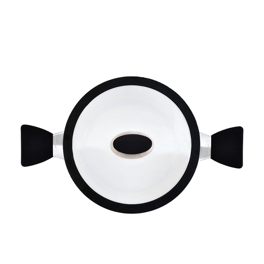 Berghoff Eclipse marmite avec couvercle céramique noire ø20cm