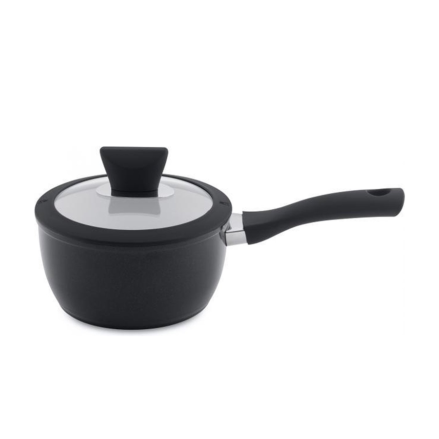 Berghoff Eclipse casserole avec couvercle céramique noire ø16cm