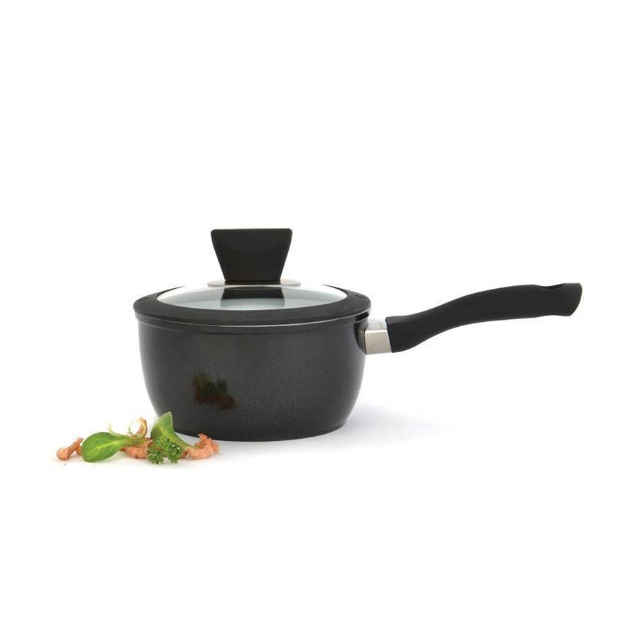 Berghoff Eclipse casserole avec couvercle céramique noire ø16cm