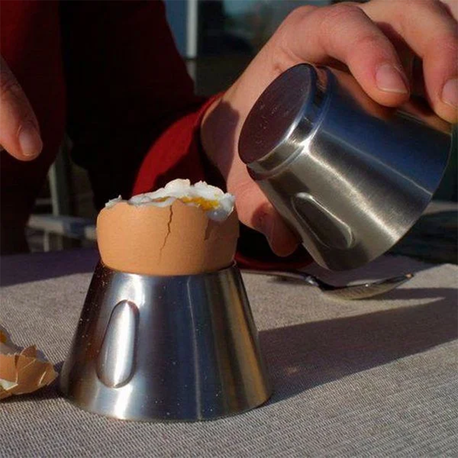 Coquetier Berghoff avec salière 2 pièces