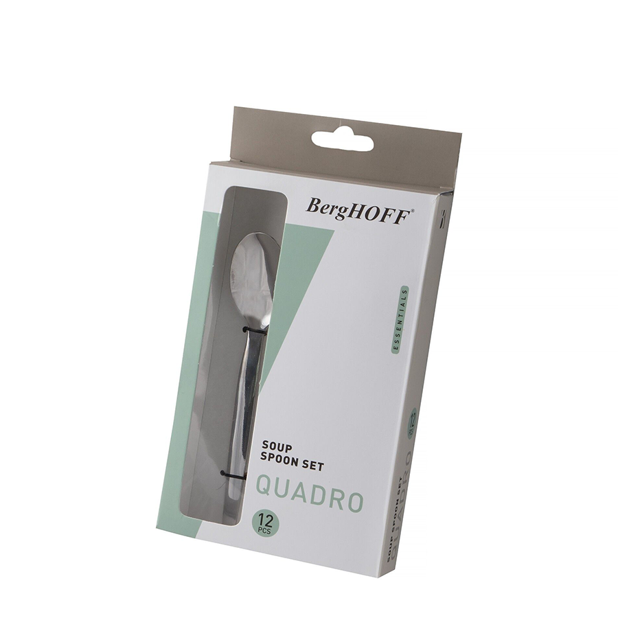 Berghoff essentials cuillère à soupe quadro 12 pièces