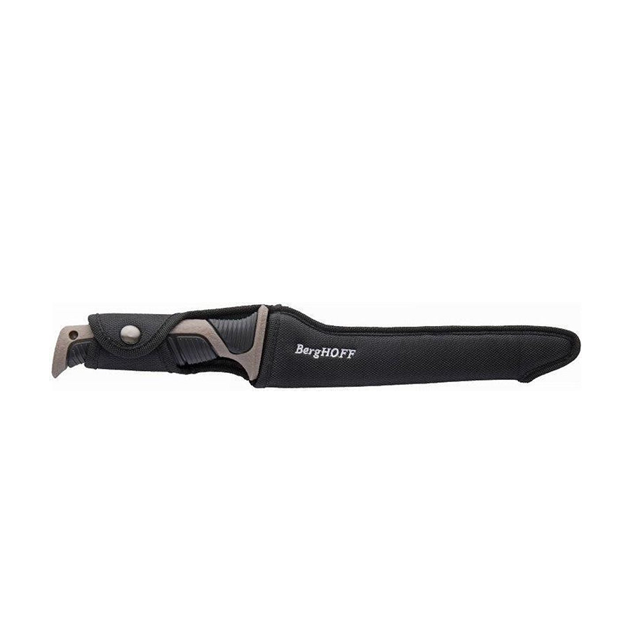 Berghoff everslice couteau à filet dentelé flexible 23 cm avec housse de protection