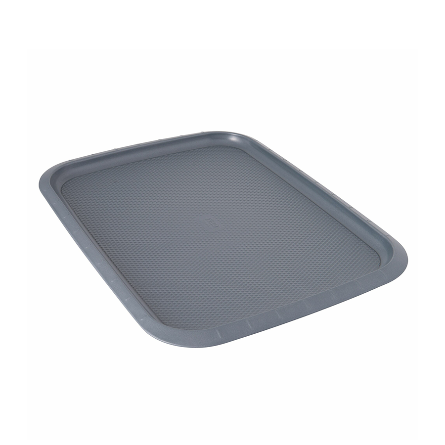 Berghoff assiette à biscuits gem grande grise 46,5x35x2cm
