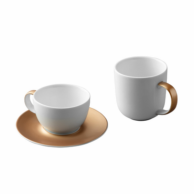 Berghoff gem service à café-thé or blanc 3 pièces