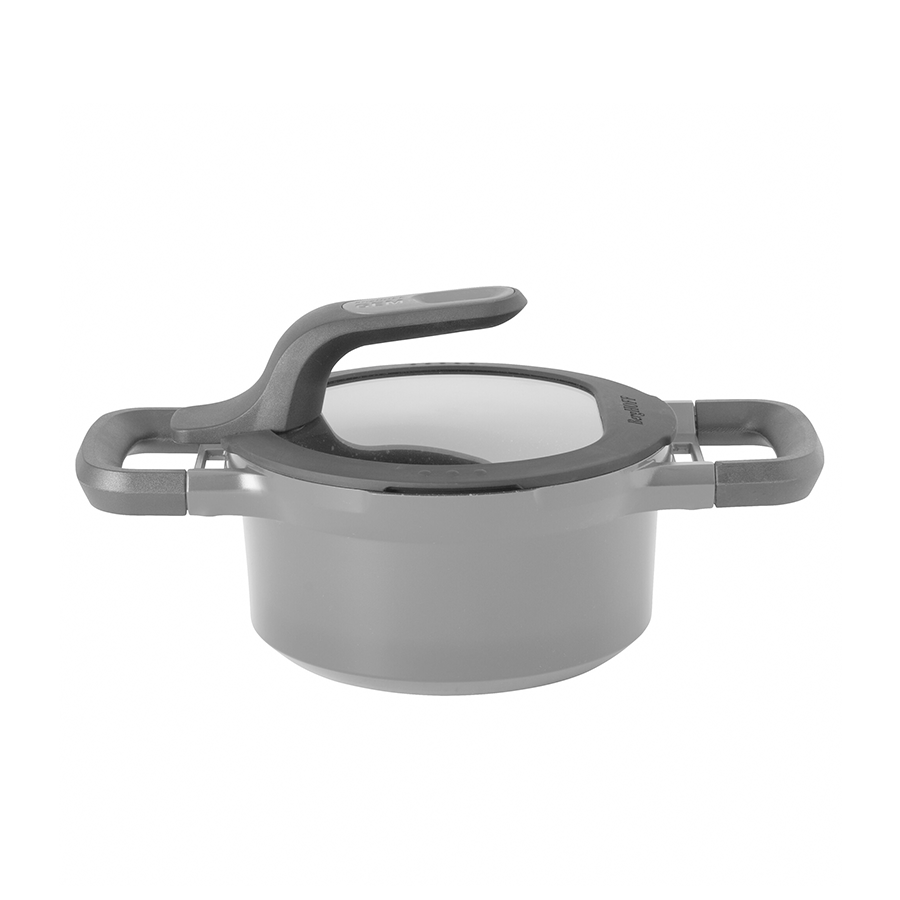 Berghoff gem marmite avec couvercle stay cool gris ø16cm