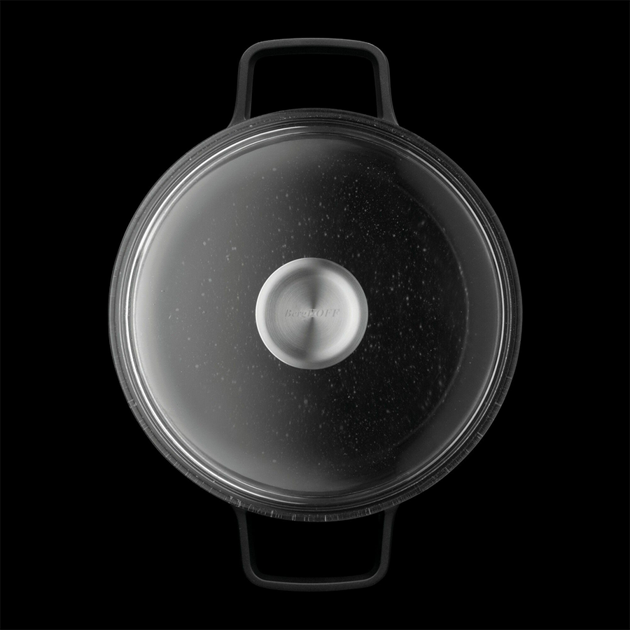 Berghoff gem marmite avec couvercle noir ø20cm