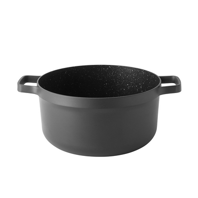 Berghoff gem marmite avec couvercle noir ø24cm