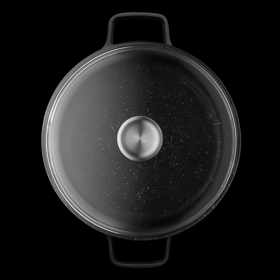 Berghoff gem marmite avec couvercle noir ø24cm