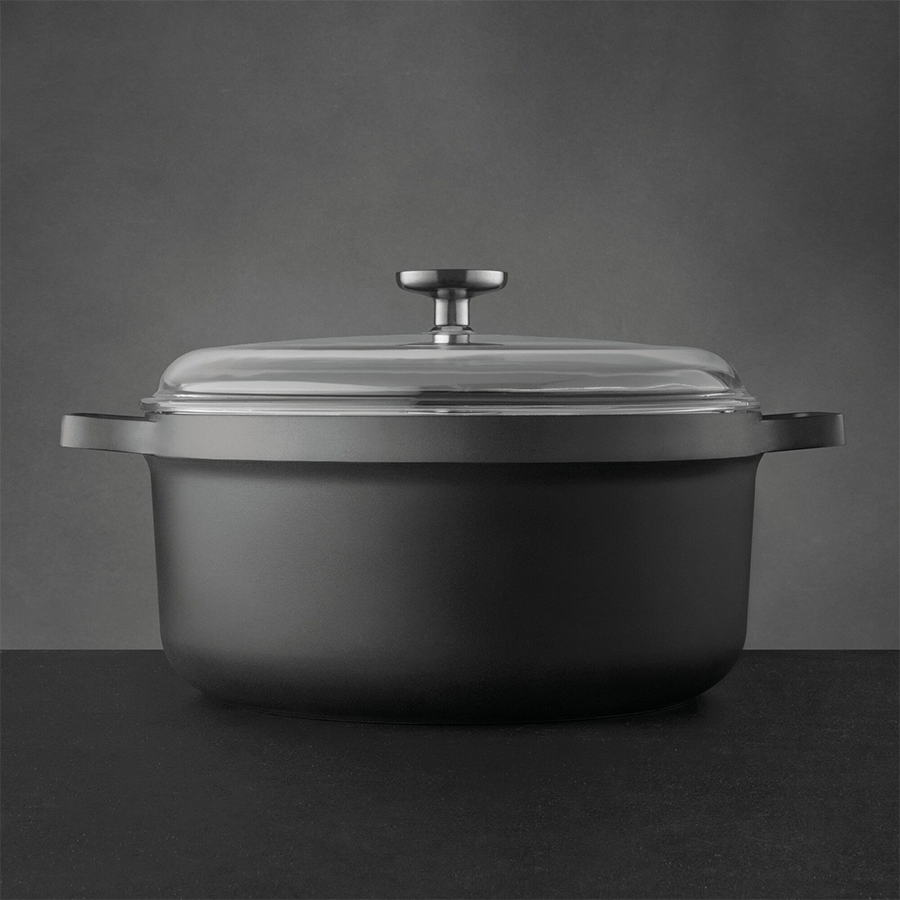 Berghoff gem marmite avec couvercle noir ø28cm