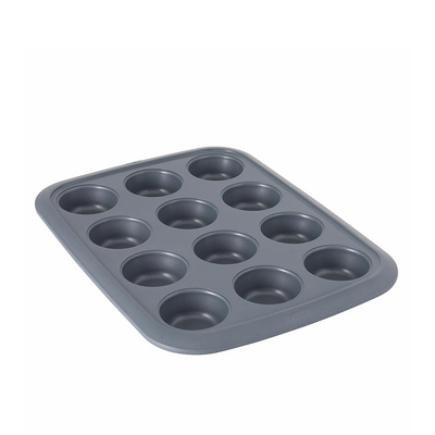 Moule à muffins Berghoff gem avec 12 tasses gris 46,5x35x4cm
