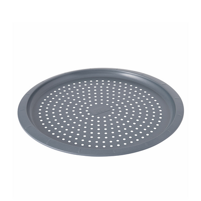 Berghoff gem assiette à pizza perforée gris 36x34,5x1,5cm