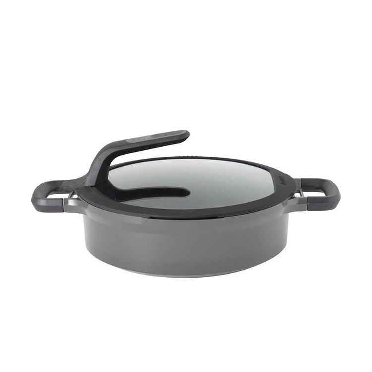 Berghoff gem sauteuse 2 anses avec couvercle stay cool gris ø26cm