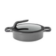 Berghoff gem sauteuse 2 anses avec couvercle stay cool gris ø26cm