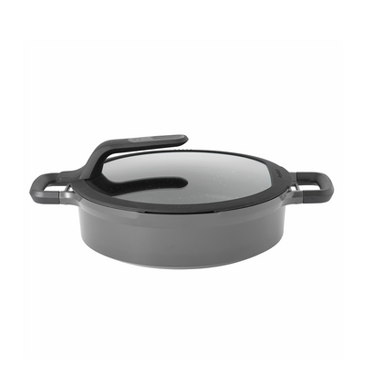 Berghoff gem sauteuse 2 anses avec couvercle stay cool gris ø28cm