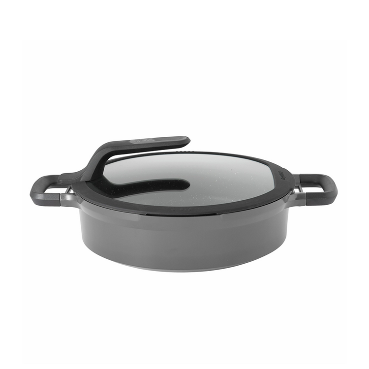 Berghoff gem sauteuse 2 anses avec couvercle stay cool gris ø28cm