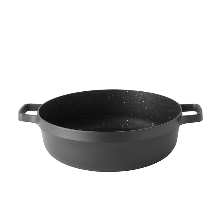 Berghoff gem sauteuse 2 anses avec couvercle noir ø28cm