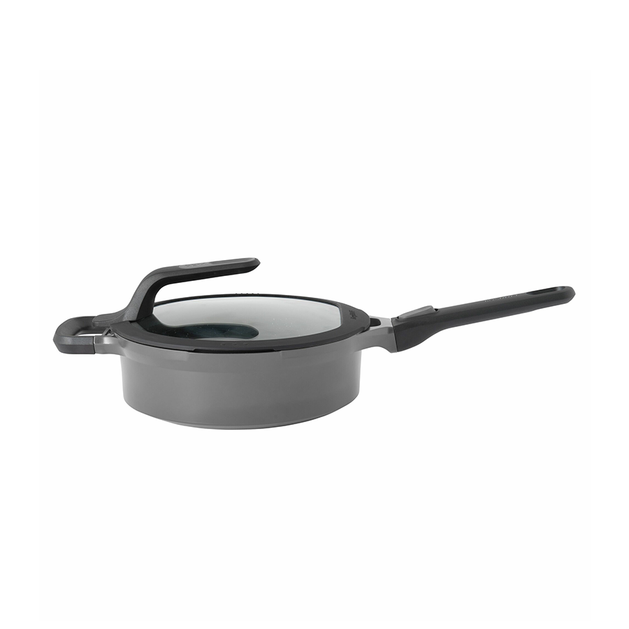 Berghoff gem sauteuse avec couvercle stay cool gris ø24cm