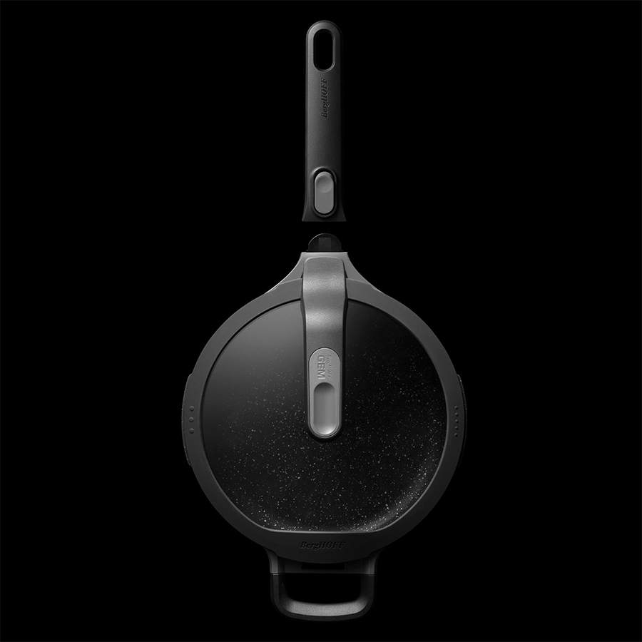 Berghoff gem sauteuse avec couvercle stay cool gris ø24cm